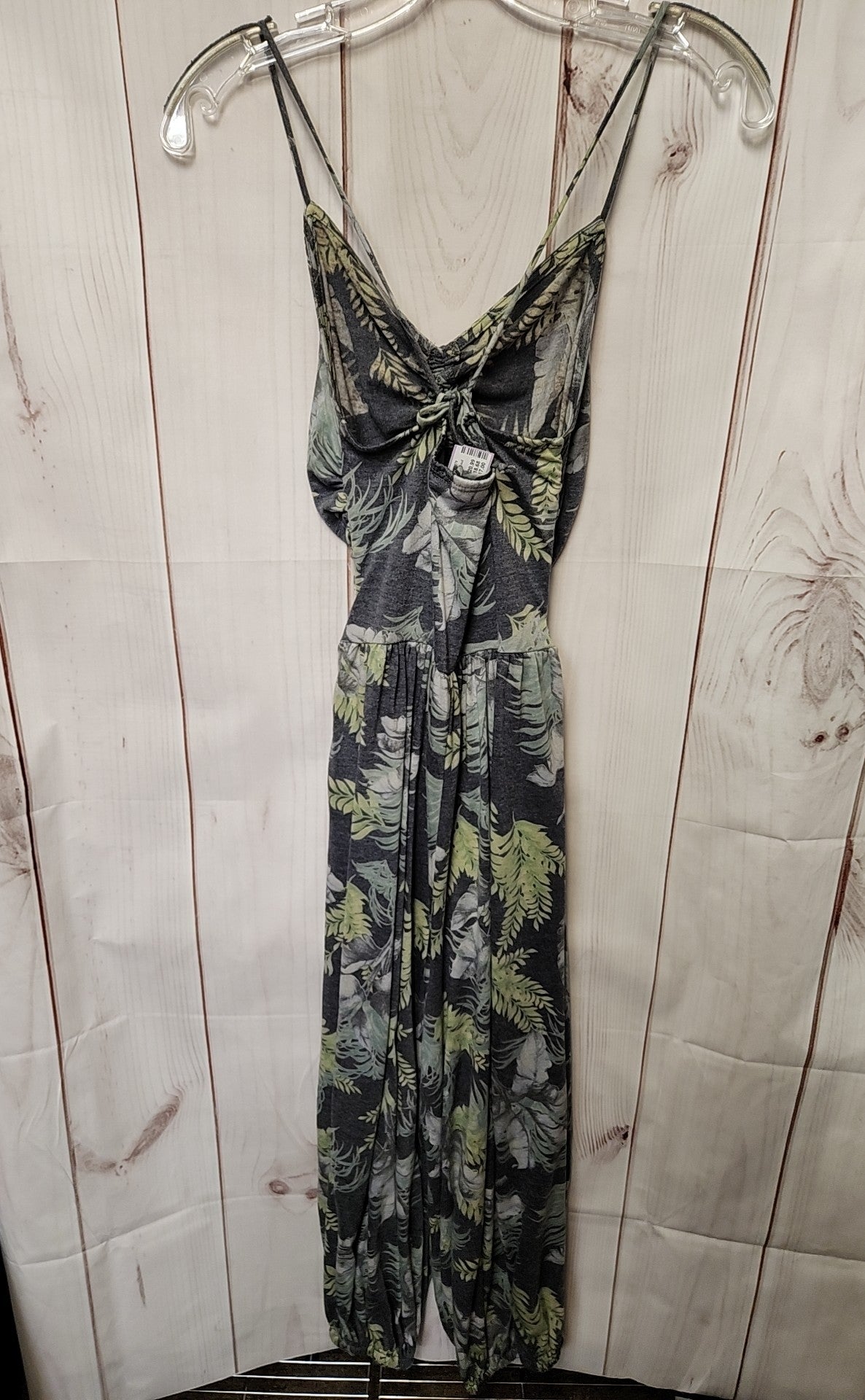 Storia Women's Size M Blue Floral Jumpsuit