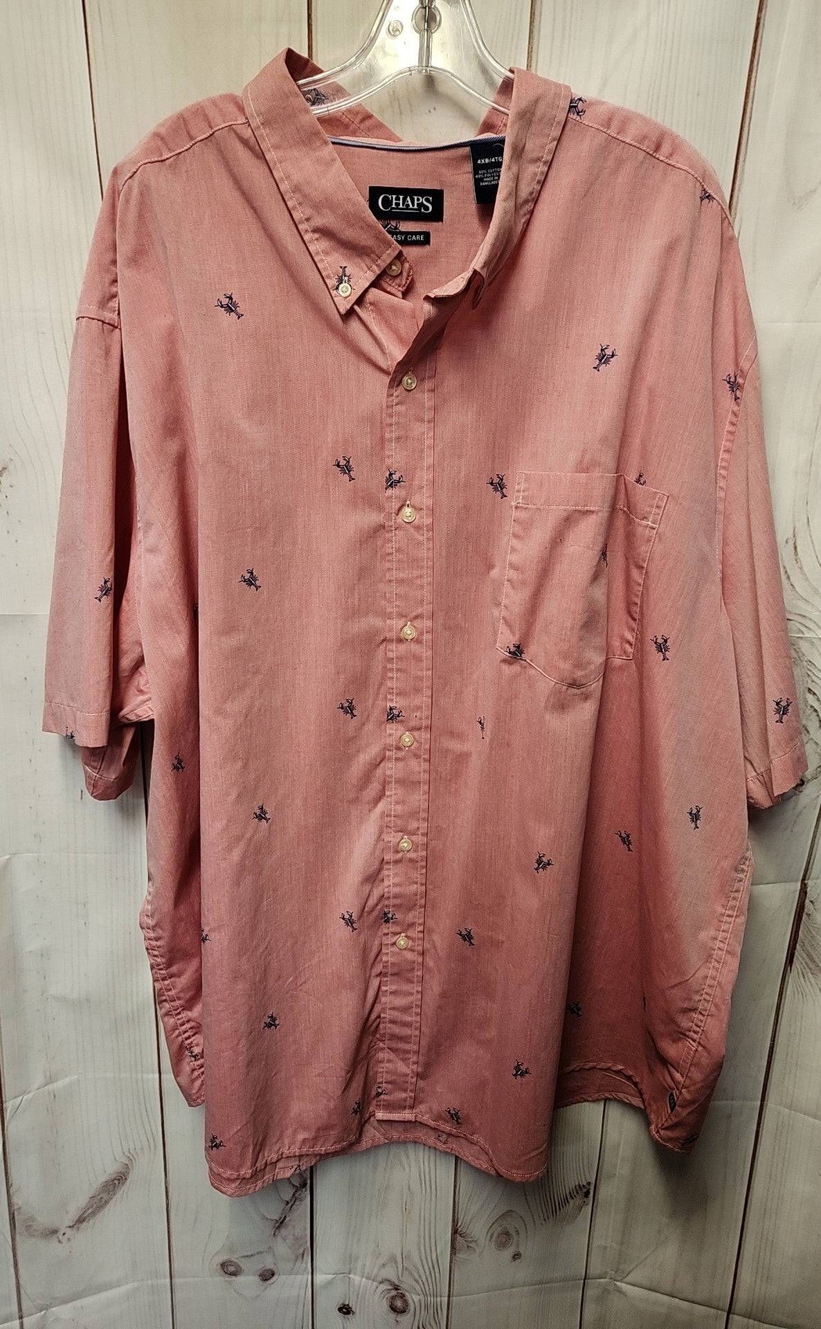 Chaps Men's Size 4XB Red Shirt