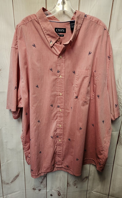 Chaps Men's Size 4XB Red Shirt