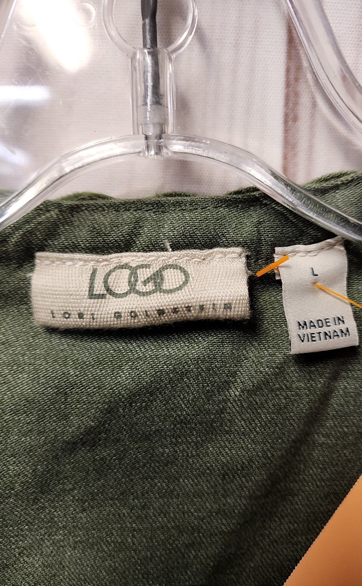 Logo Women's Size L Green Vest