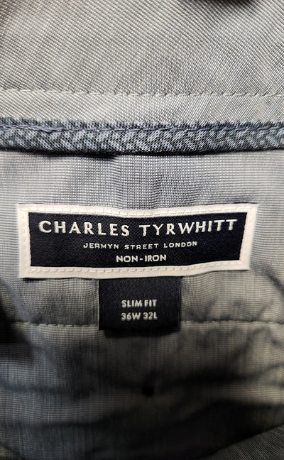 Charles Tyrwhitt Men's Size 36x32 Blue Pants