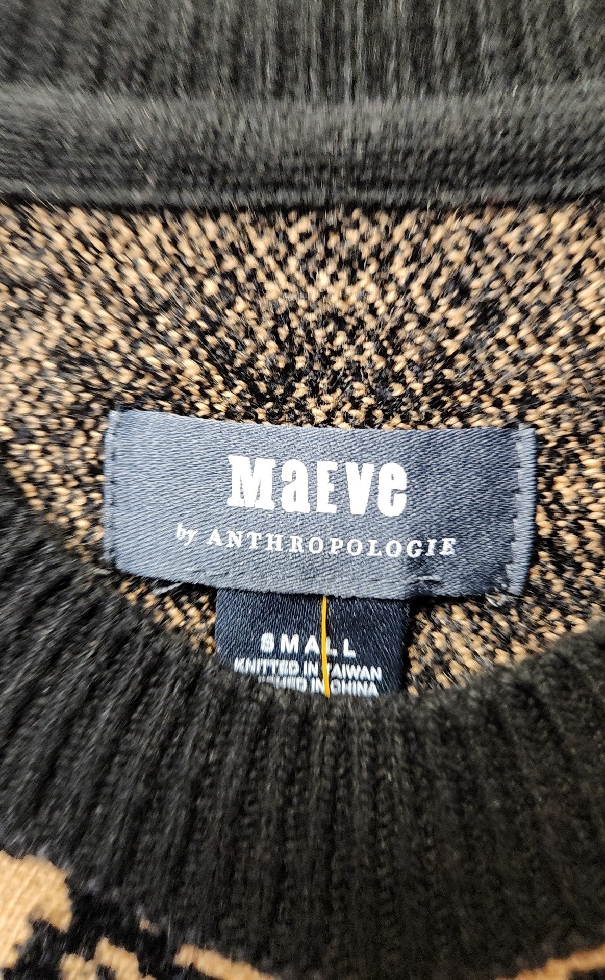 Maeve Anthropologie Women's Size S Brown Sweater