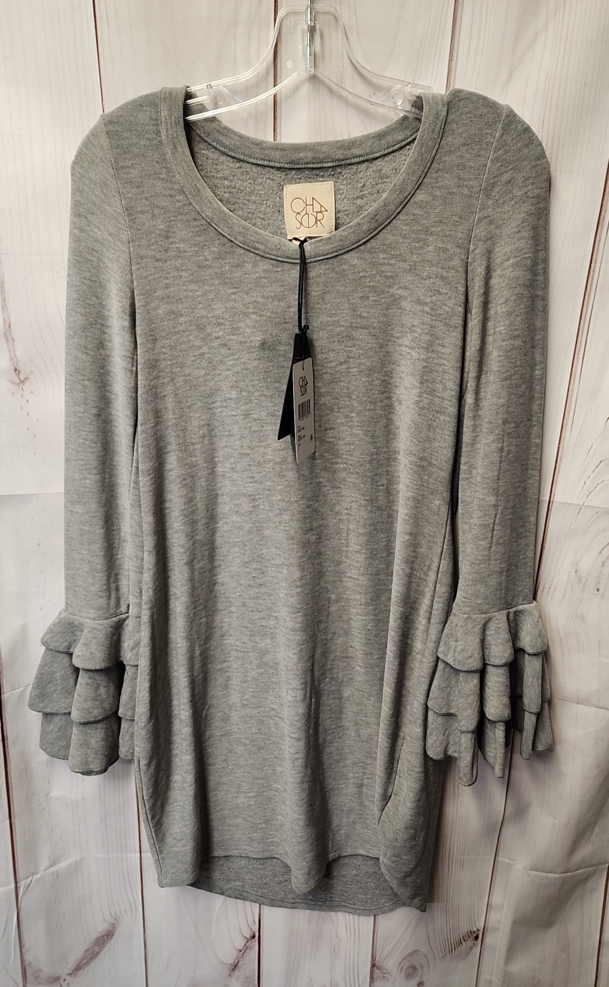 NWT Chasor Women's Size S Gray Dress