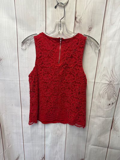 Elle Women's Size S Red Sleeveless Top