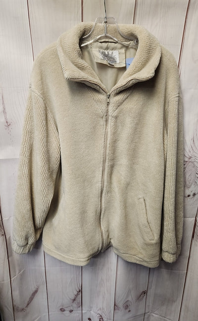 Coat Collebtibles Women's Size M Petite Beige Jacket