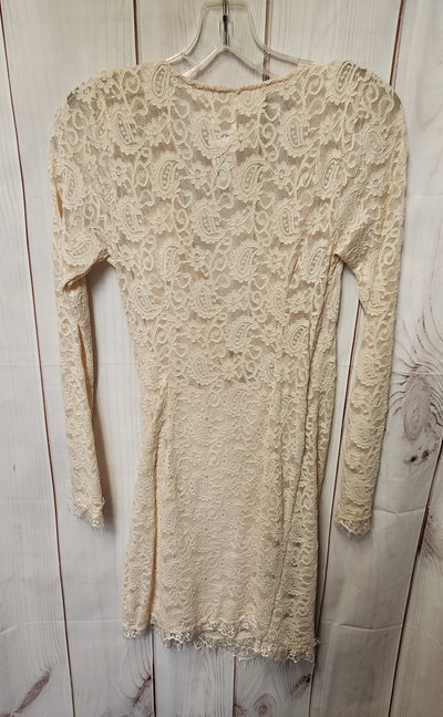 Free People Women's Size XS Beige Lace Dress