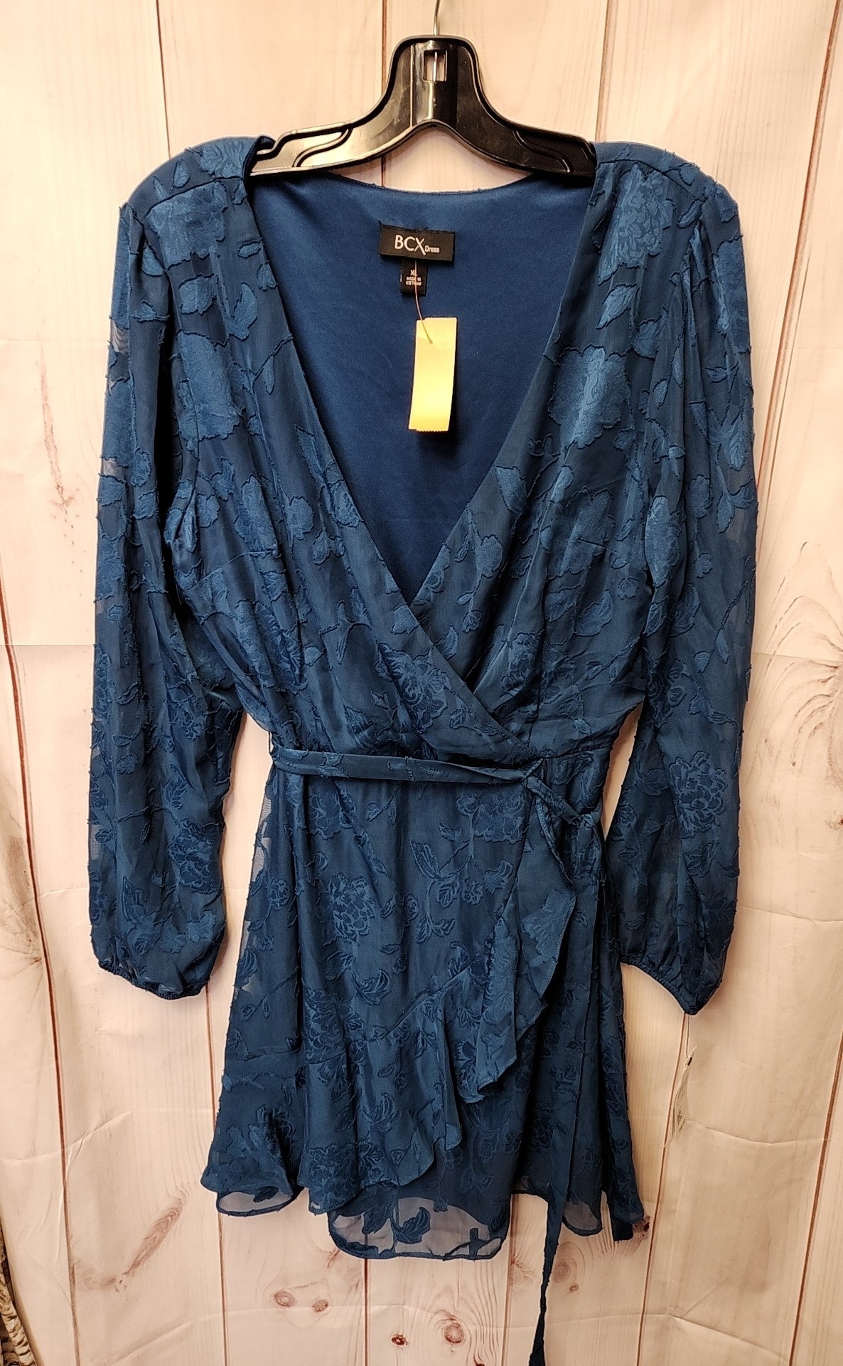 NWT BCX Women's Size XL Teal Dress
