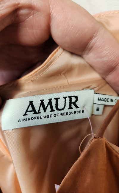 Amur Women's Size 6 Peach Dress