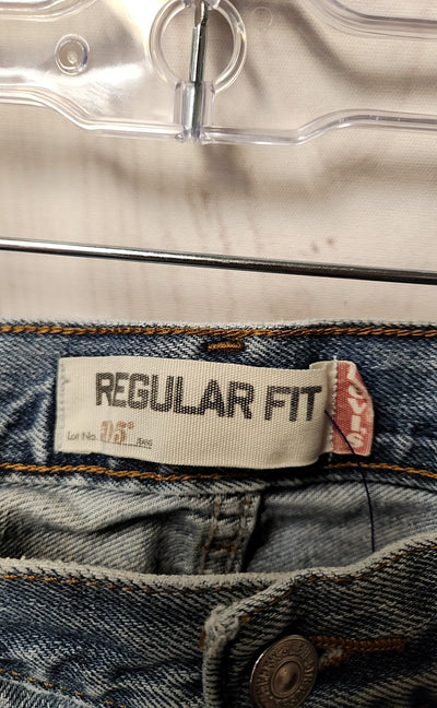 Levis Men's Size 38x30 Blue Jeans 505
