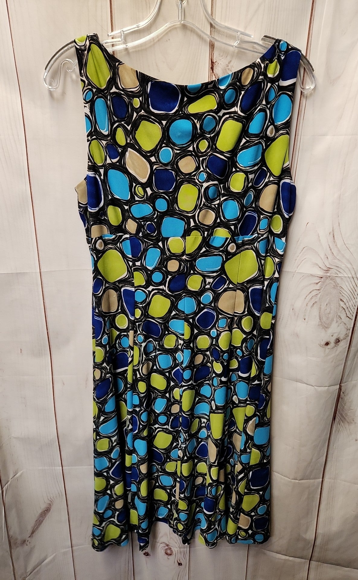 Jones Studio Women's Size 12 Blue & Green Dress