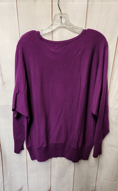 NWT Joseph A Women's Size XL Purple Sweater