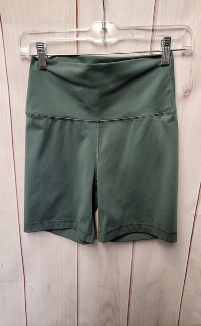 Yogalicious Women's Size M Green Active Shorts
