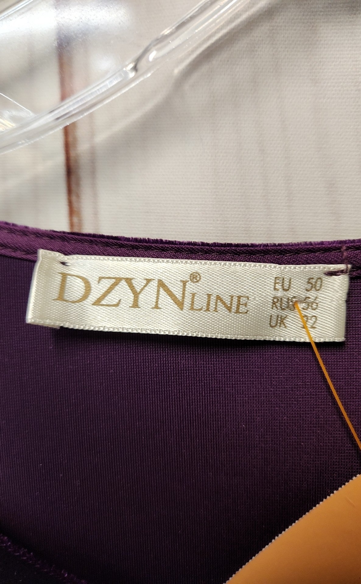 DZYN Line Women's Size 1X Purple Dress