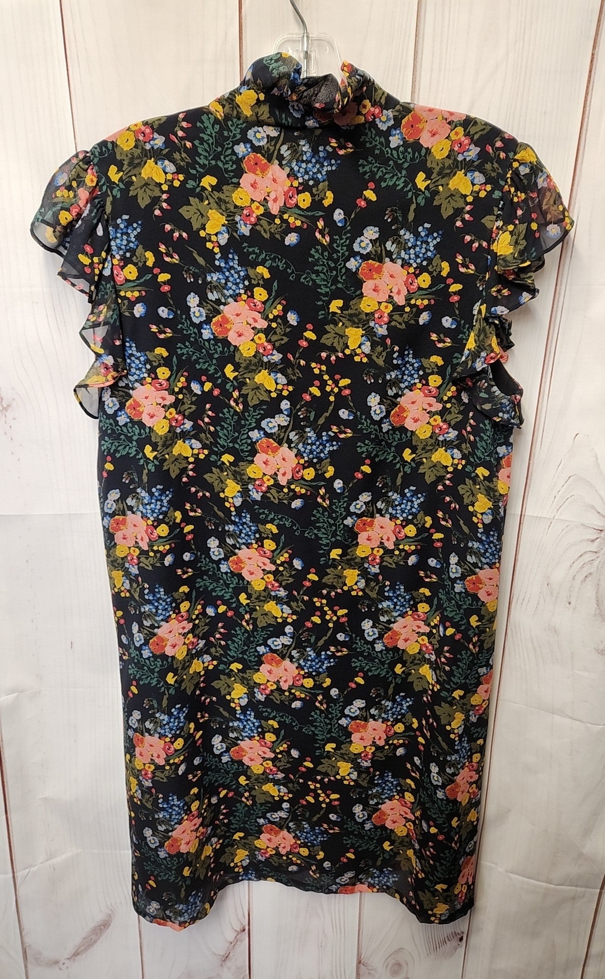 Madewell Women's Size 4 Black Floral Dress