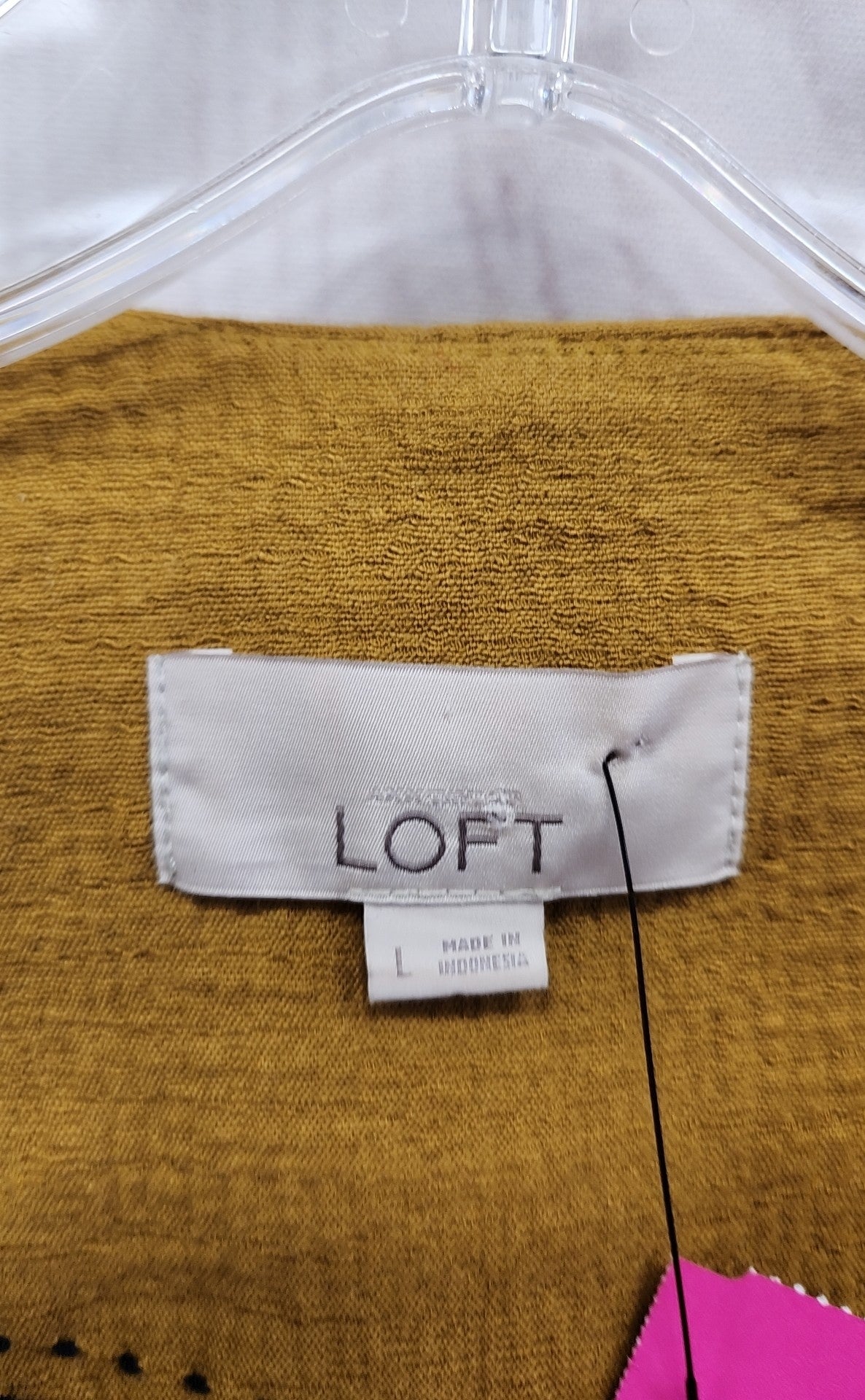 Loft Women's Size L Gold Cardigan