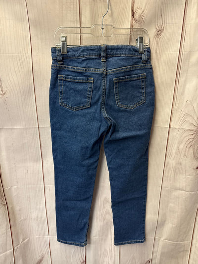 Cat & Jack Girl's Size 6 Blue Jeans Straight Super Stretch