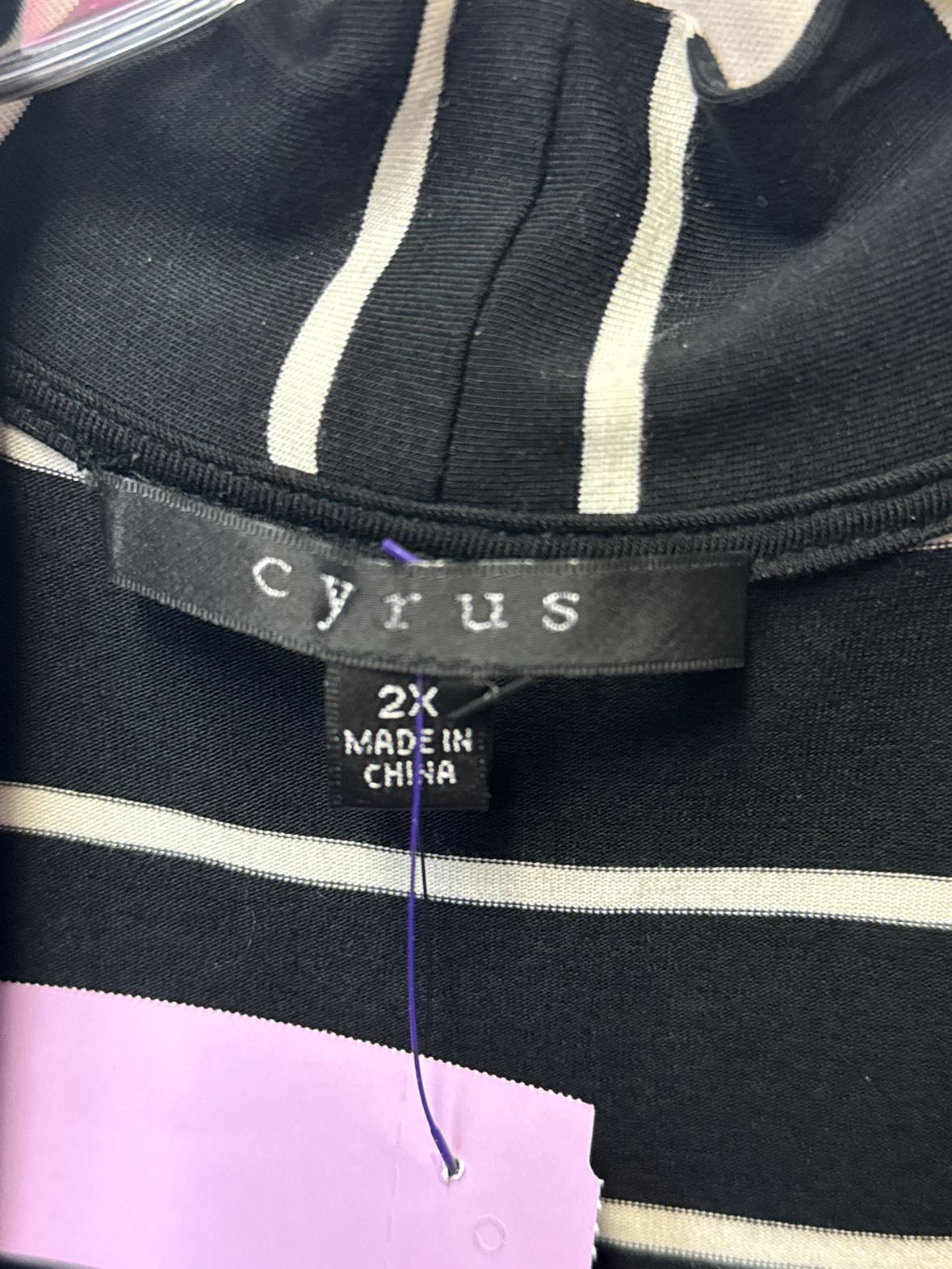 NWT Cyrus Women's Size 2X Black Cardigan