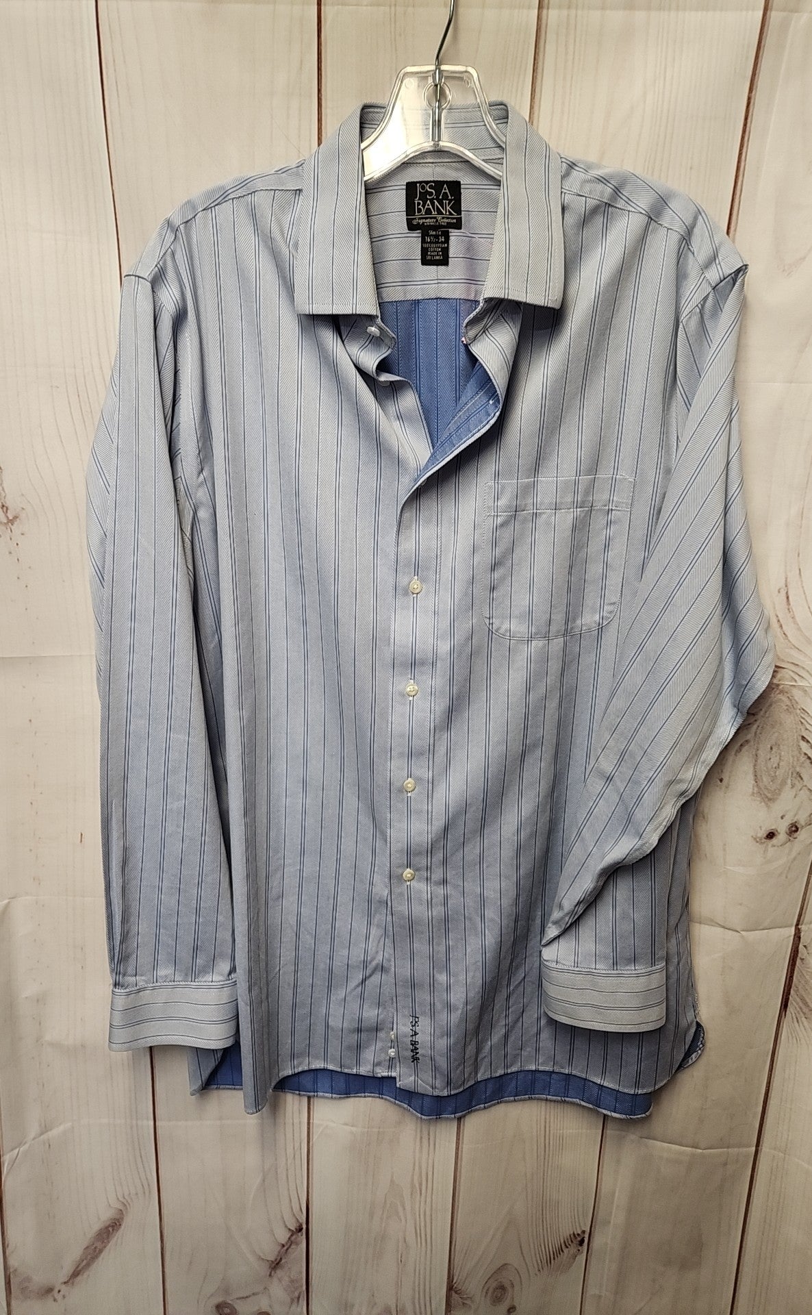 Jos A Bank Men's Size L Blue Shirt