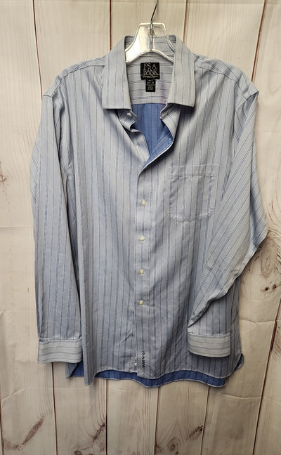 Jos A Bank Men's Size L Blue Shirt