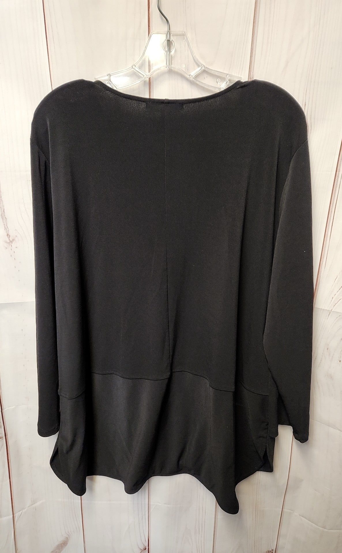 Lauren by Ralph Lauren Women's Size 2X Black Long Sleeve Top