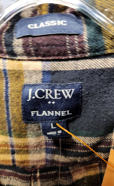 NWT J Crew Men's Size L Brown Shirt