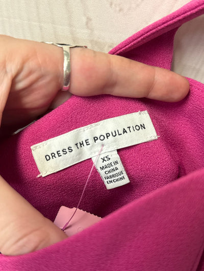 Dress the Population Women's Size XS Pink Dress