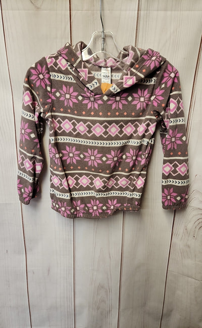 Carters Girl's Size 5 Gray & Pink Sweatshirt