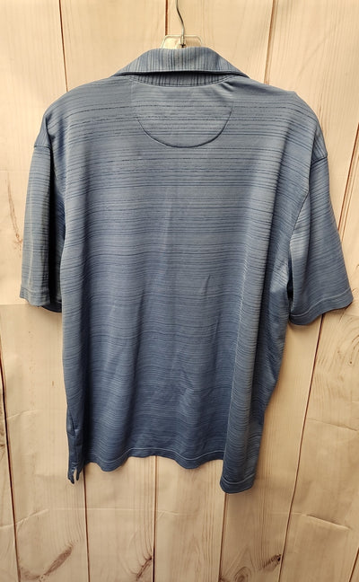 Greg Norman Men's Size L Blue Shirt