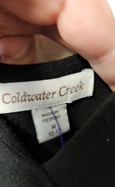 Coldwater Creek Women's Size M Black Dress