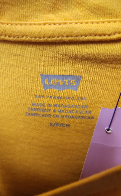 Levis Women's Size S Yellow Short Sleeve Top