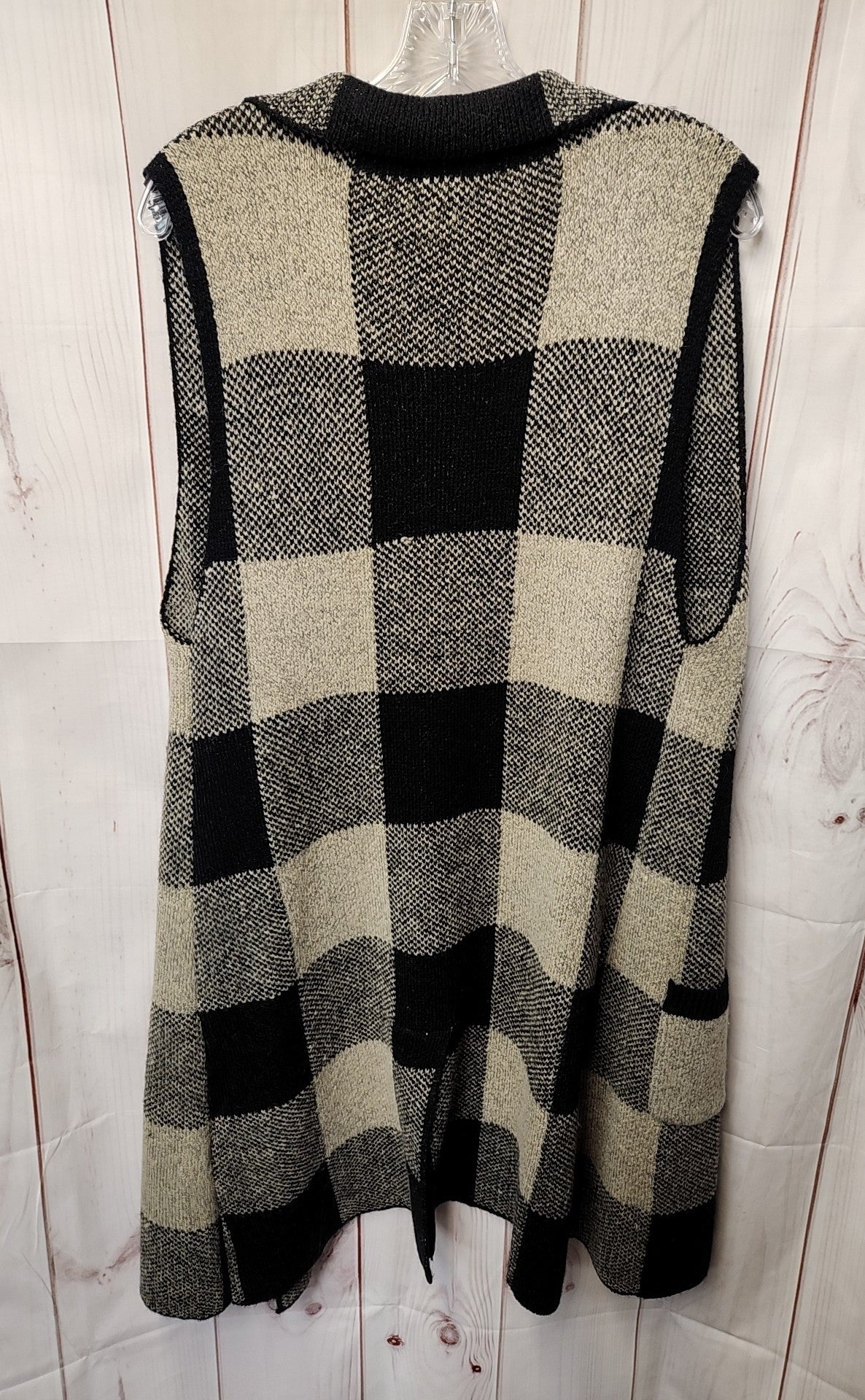Love Tree Women's Size L Black & Gray Cardigan