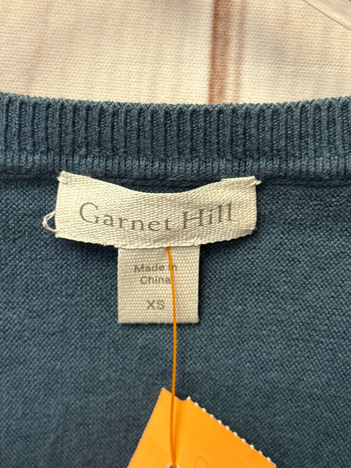 Garnet Hill Women's Size XS Teal Long Sleeve Top