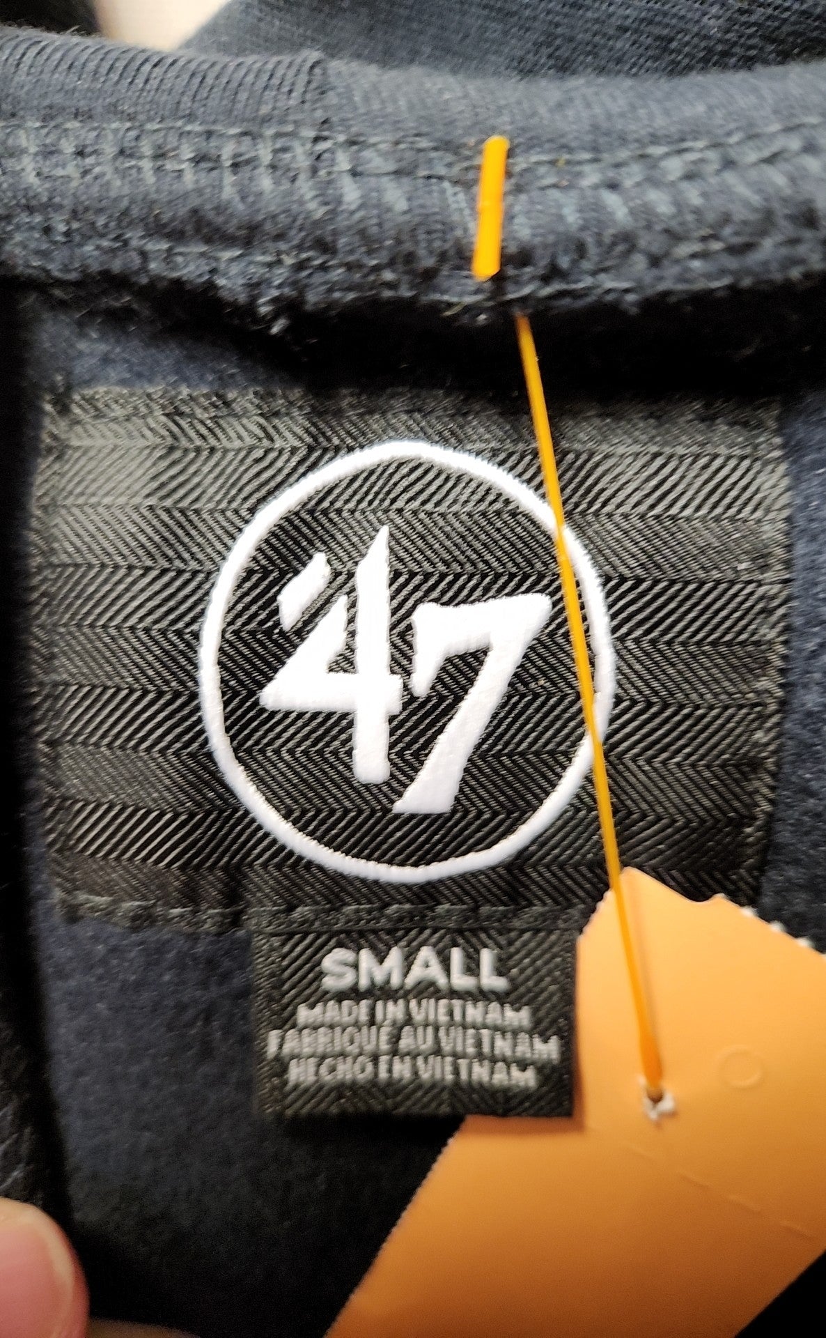 NWT New England Patriots NFL Men's Size S Navy Sweatshirt