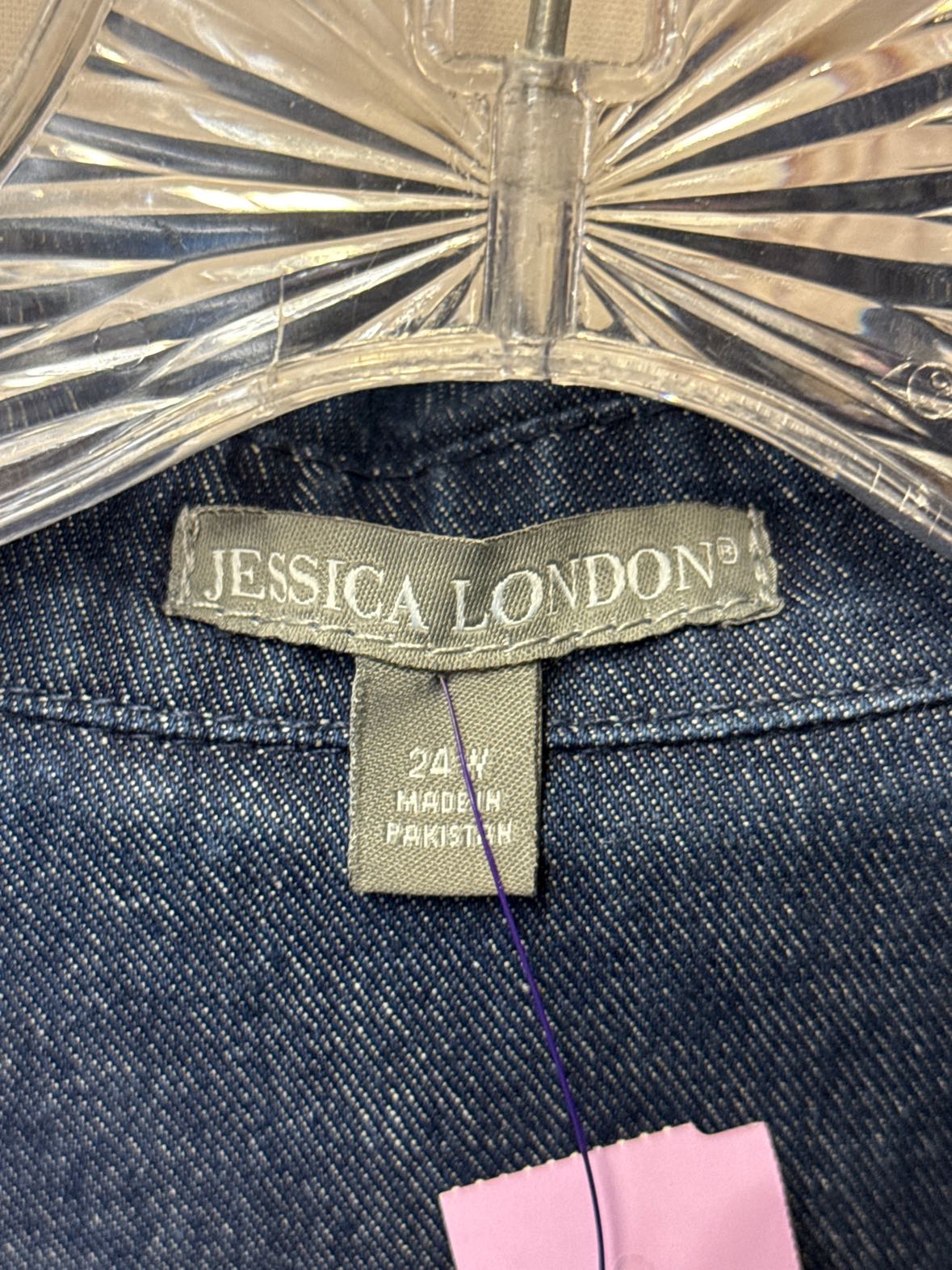 Jessica London Women's Size 24 Blue Denim Jacket