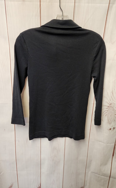 Tory Burch Women's Size XS Black Long Sleeve Top