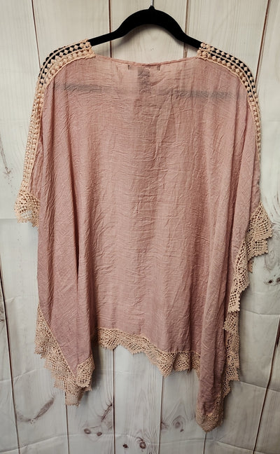 Cejon Women's Size One Size Pink Poncho