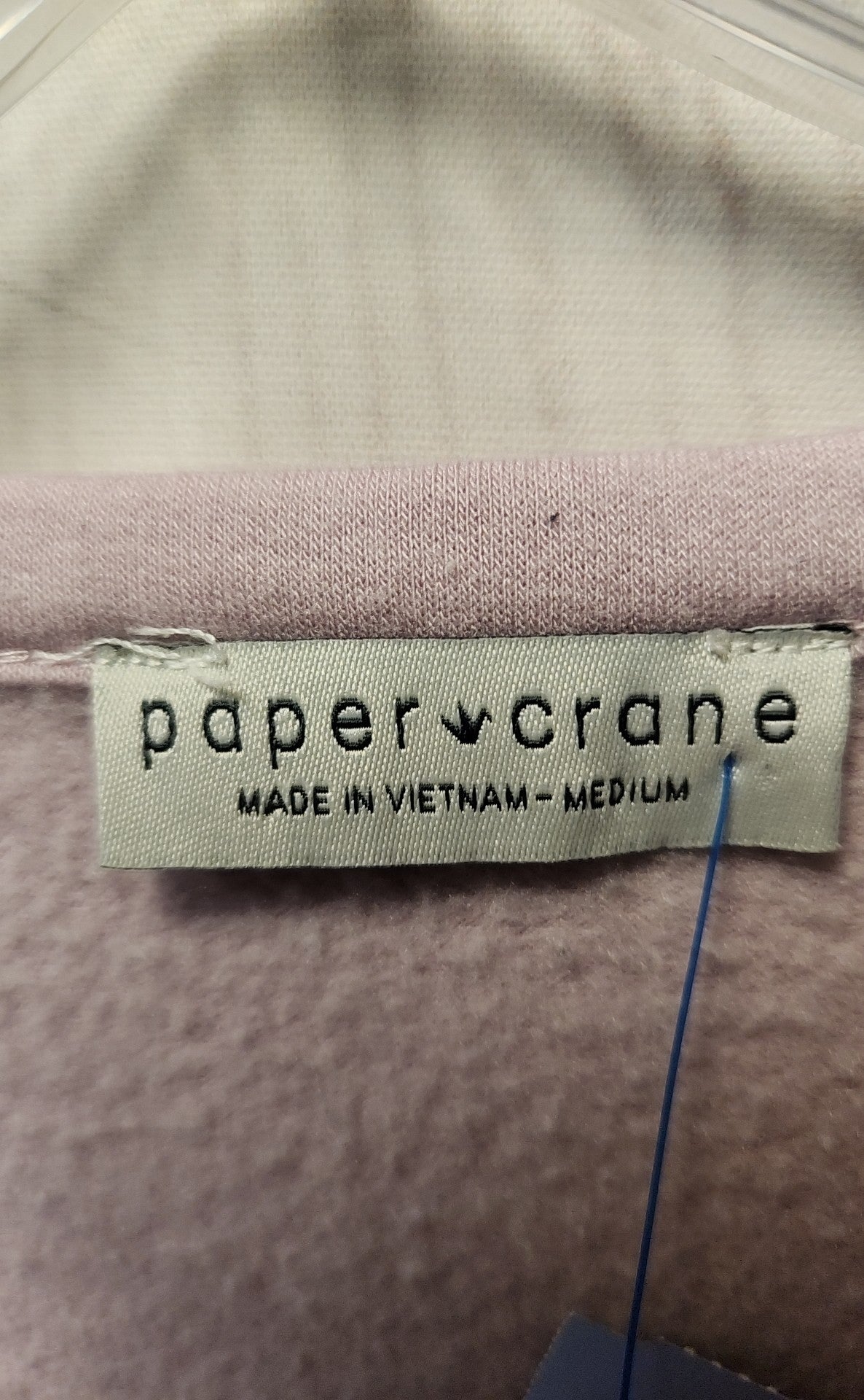 Paper Crane Women's Size M Lavender Sweatshirt