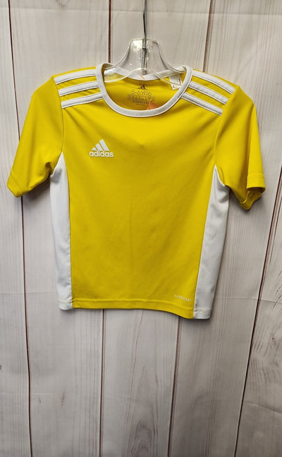 Adidas Girl's Size 5/6 Yellow Shirt