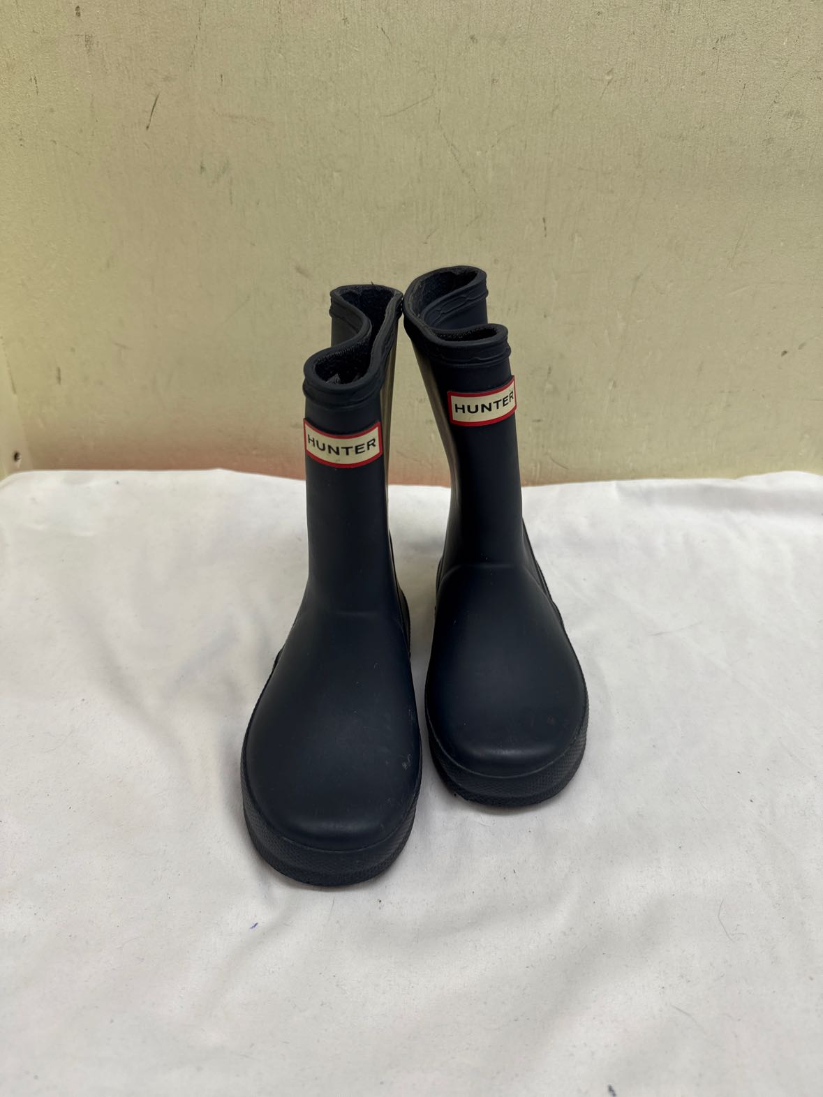 Hunter Girl's Size 8 Navy Boots