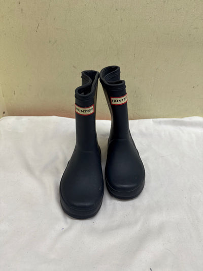 Hunter Girl's Size 8 Navy Boots