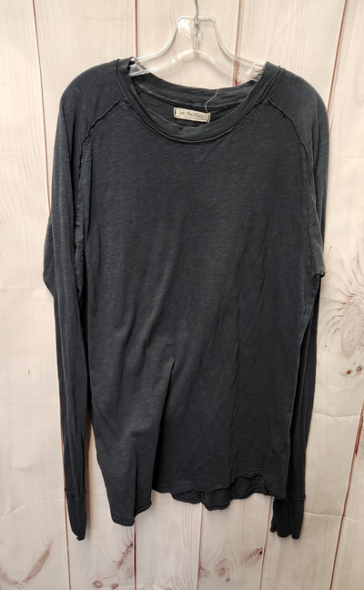 We the Free Women's Size S Gray Long Sleeve Tunic Top
