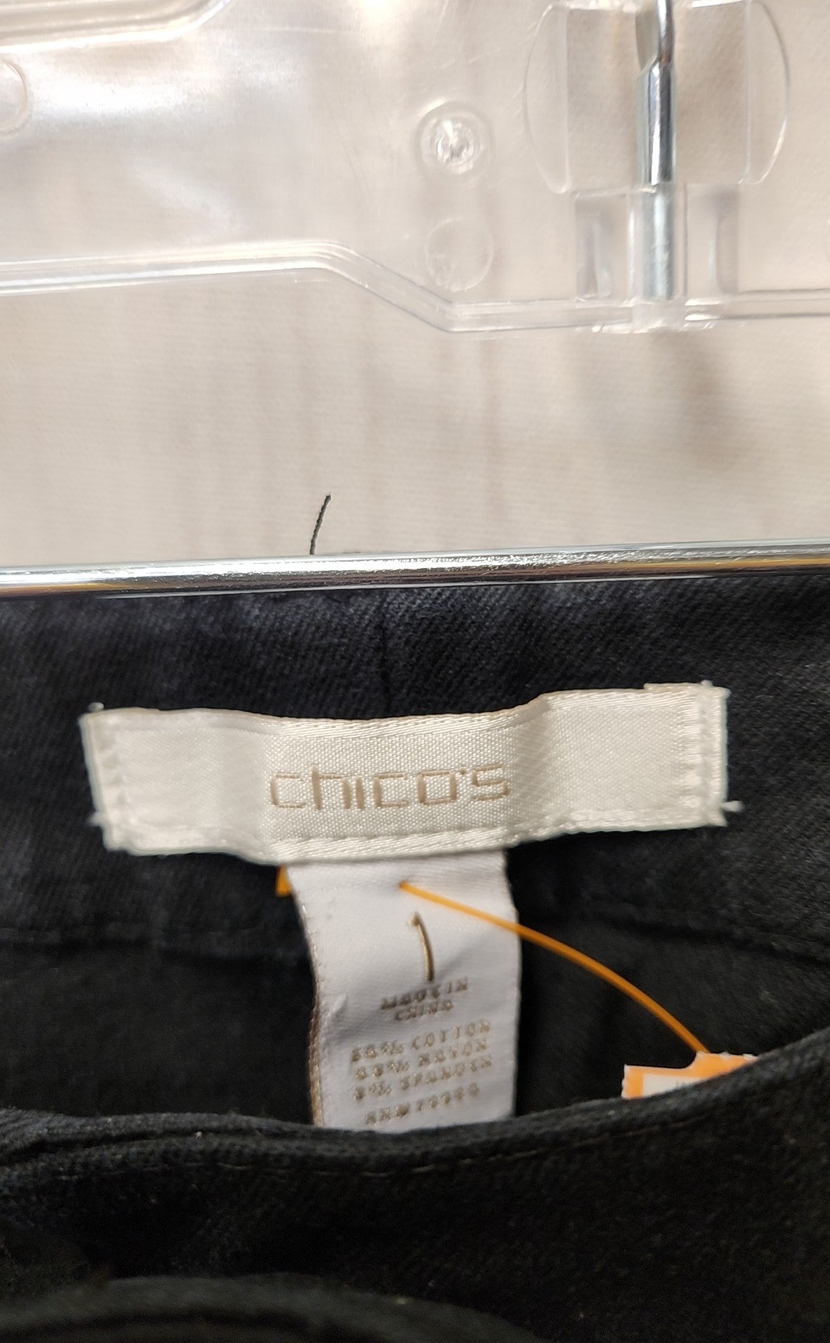 Chico's Women's Size 1 = US 8 Black Pants