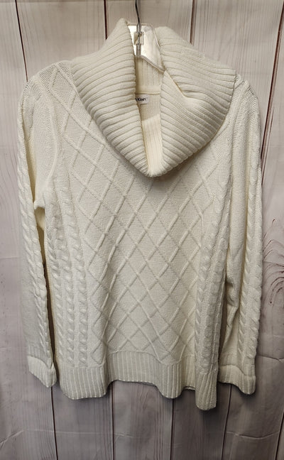 Calvin Klein Women's Size S White Sweater