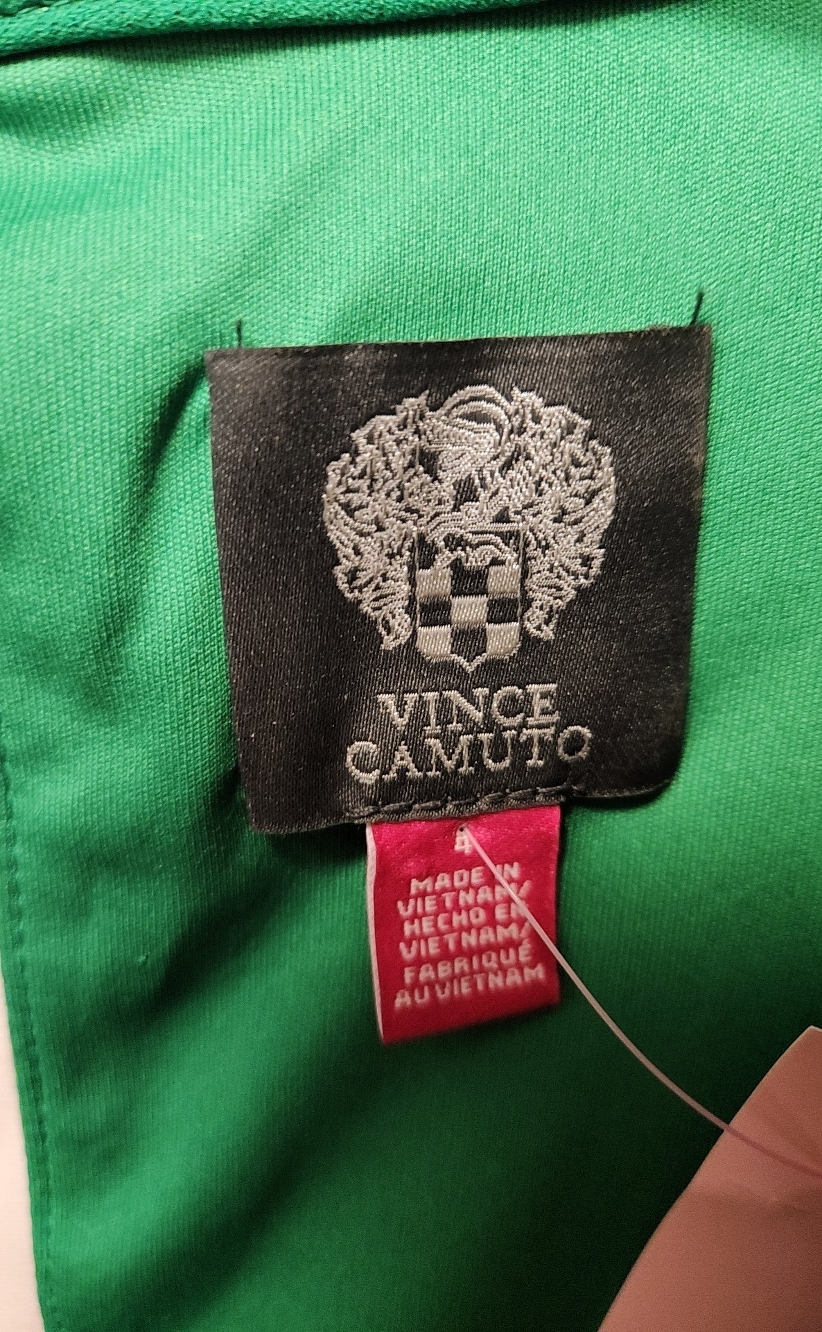 Vince Camuto Women's Size 4 Green Dress