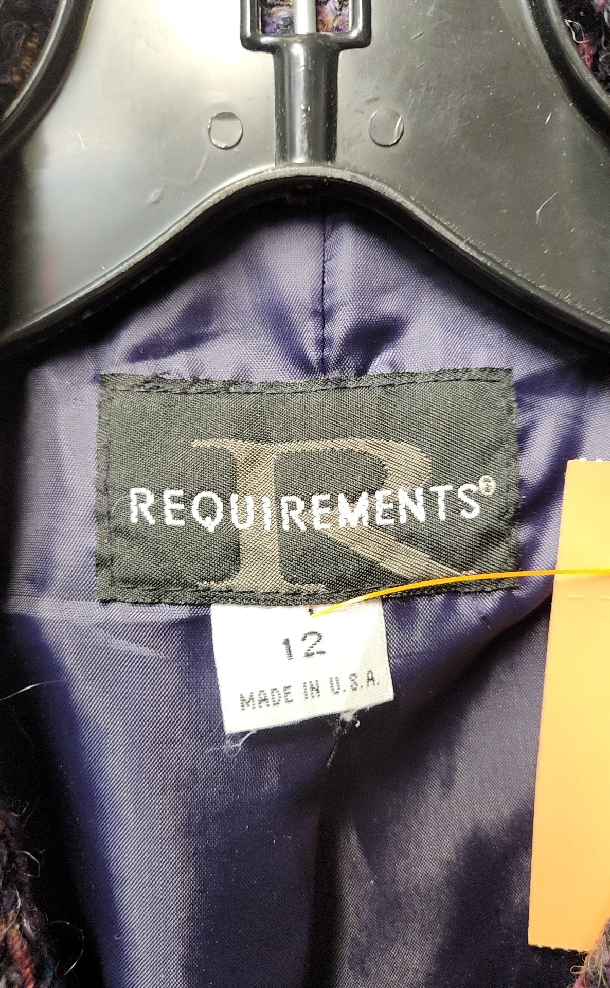 Requirements Women's Size 12 Purple Blazer