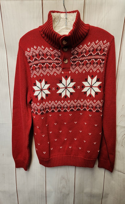 Chaps Boy's Size 10/12 Red Sweater