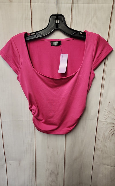Narecte Women's Size S Pink Short Sleeve Top