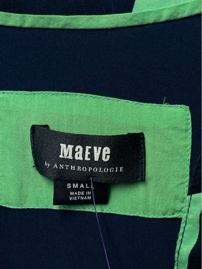 Maeve Anthropologie Women's Size S Blue & Green Dress