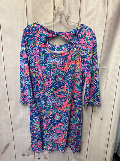 Lilly Pulitzer Women's Size M Blue & Pink Dress