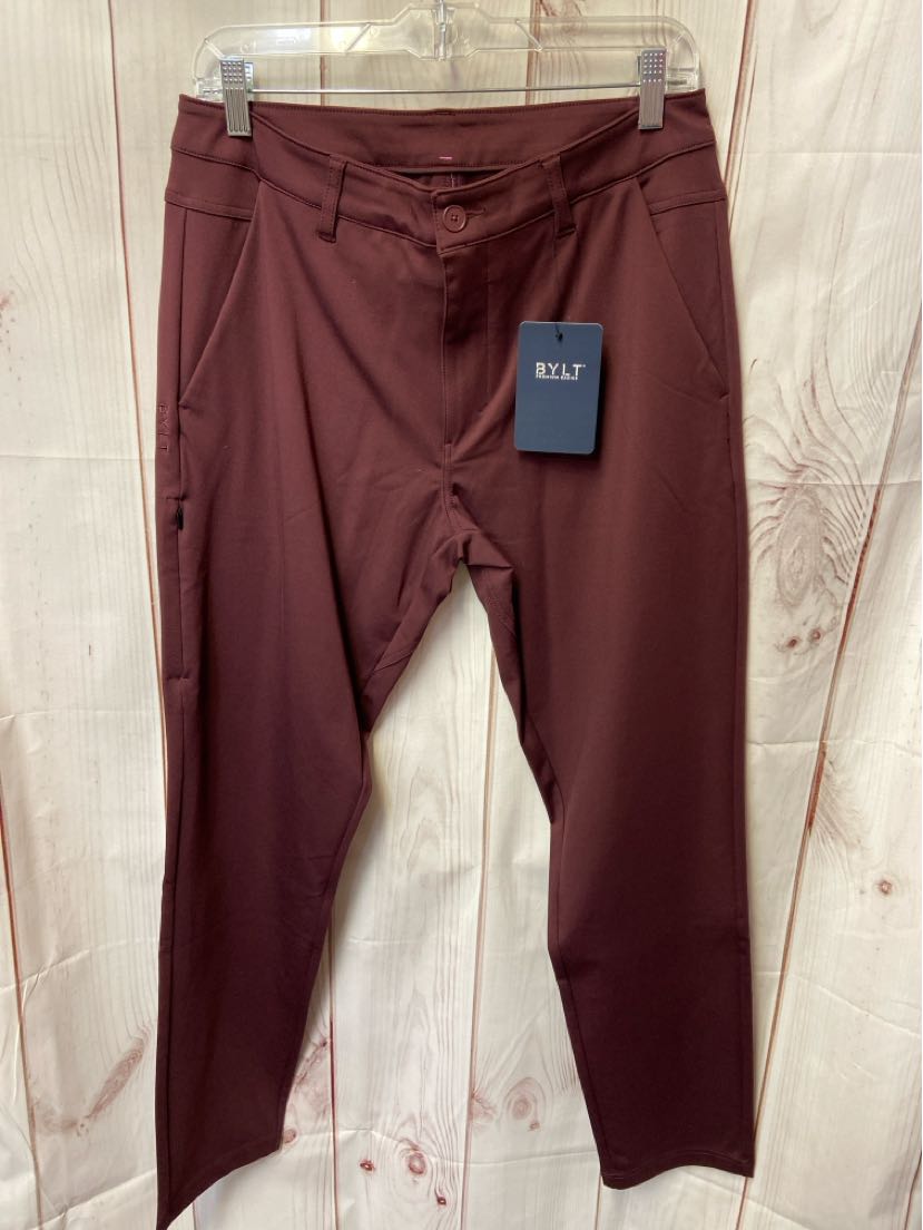 NWT Bylt Men's Size 34 Maroon Pants